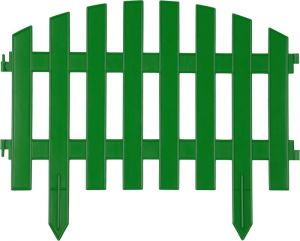 Забор декоративный, зеленый GRINDA "Ар деко" 422201-G ― GRINDA