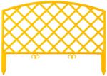 Забор декоративный, желтый GRINDA "Плетень" 422207-Y