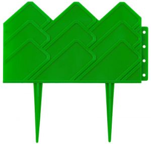 Бордюр декоративный для клумб, зеленый GRINDA 422221-G ― GRINDA