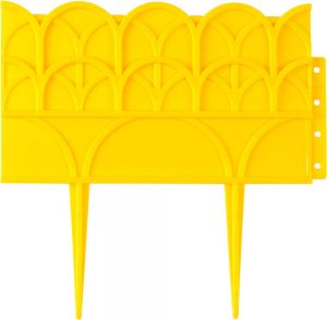 Бордюр декоративный для цветников, желтый GRINDA 422223-Y ― GRINDA