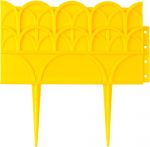 Бордюр декоративный для цветников, желтый GRINDA 422223-Y