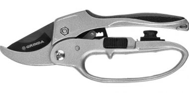 Секатор с алюминиевыми рукоятками G-15, с эфесом, контактный, 200 мм, GRINDA 8-423034_z01 ― GRINDA