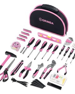 GRINDA Pink Force 165 предм, универсальный набор инструмента (22109) ― GRINDA