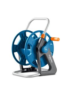 GRINDA HR-45, для шлангов 45м x 1/2″ и 20м х 3/4″, стальные опоры, пластиковый барабан, катушка для шлангов, ProLine (428450) ― GRINDA